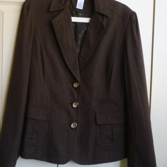 Tex by Max Azrio Linen Blend Blazer - Picture 7 of 8